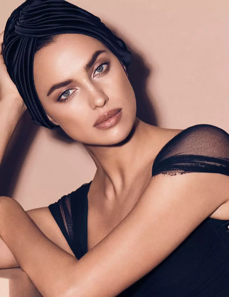 Irina Shayk er með dökka og dömulega stíla fyrir Vogue Arabia