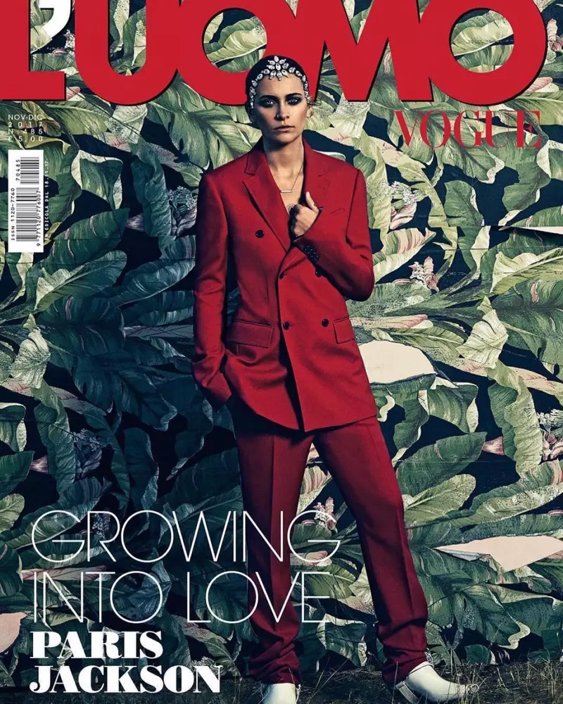 Paris Jackson sa L'Uomo Vogue Nobyembre-Disyembre 2017 Cover