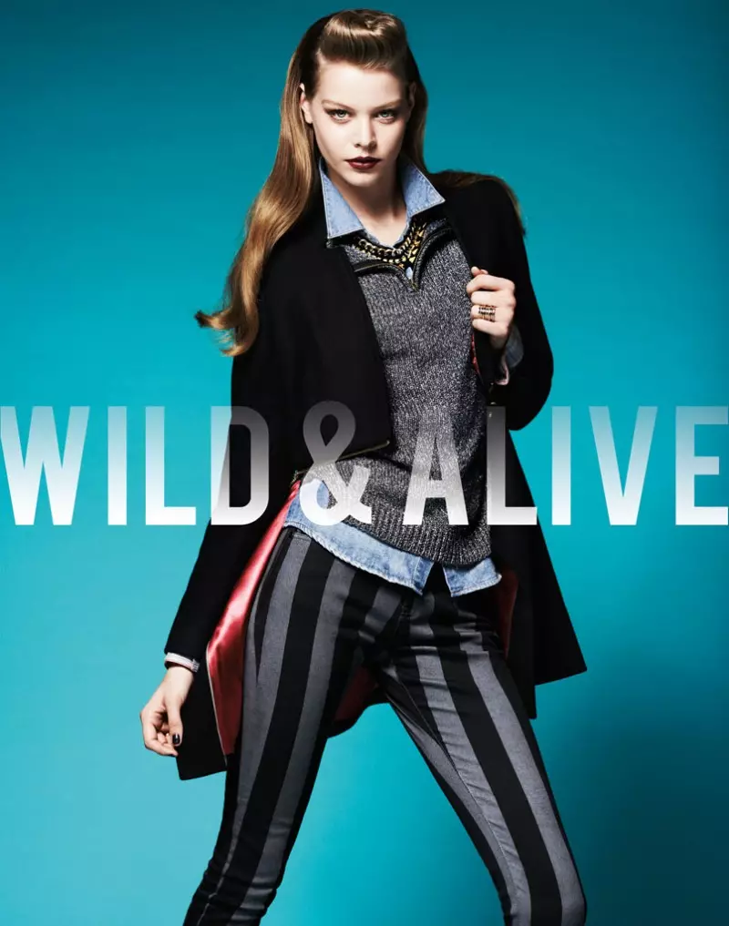 Barbara Fialho & Caroline Loosen Star in Wild & Alive Fall 2013 Ads by Bjarne Jonasson