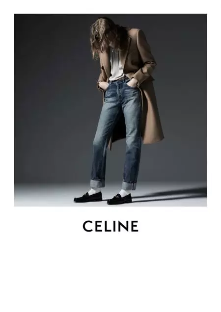 Marland Backus nyaéta nyanghareupan Kampanye Céline's Fall 2019