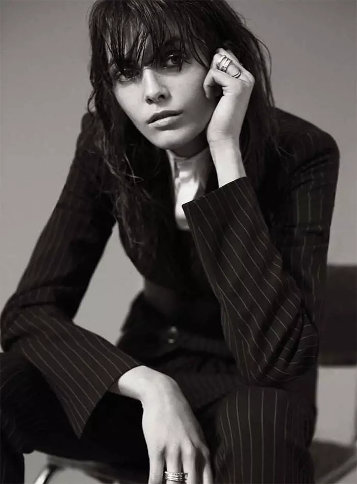 Melissa Stasiuk Dons Menswear Inspired Style for Russh December / Çile