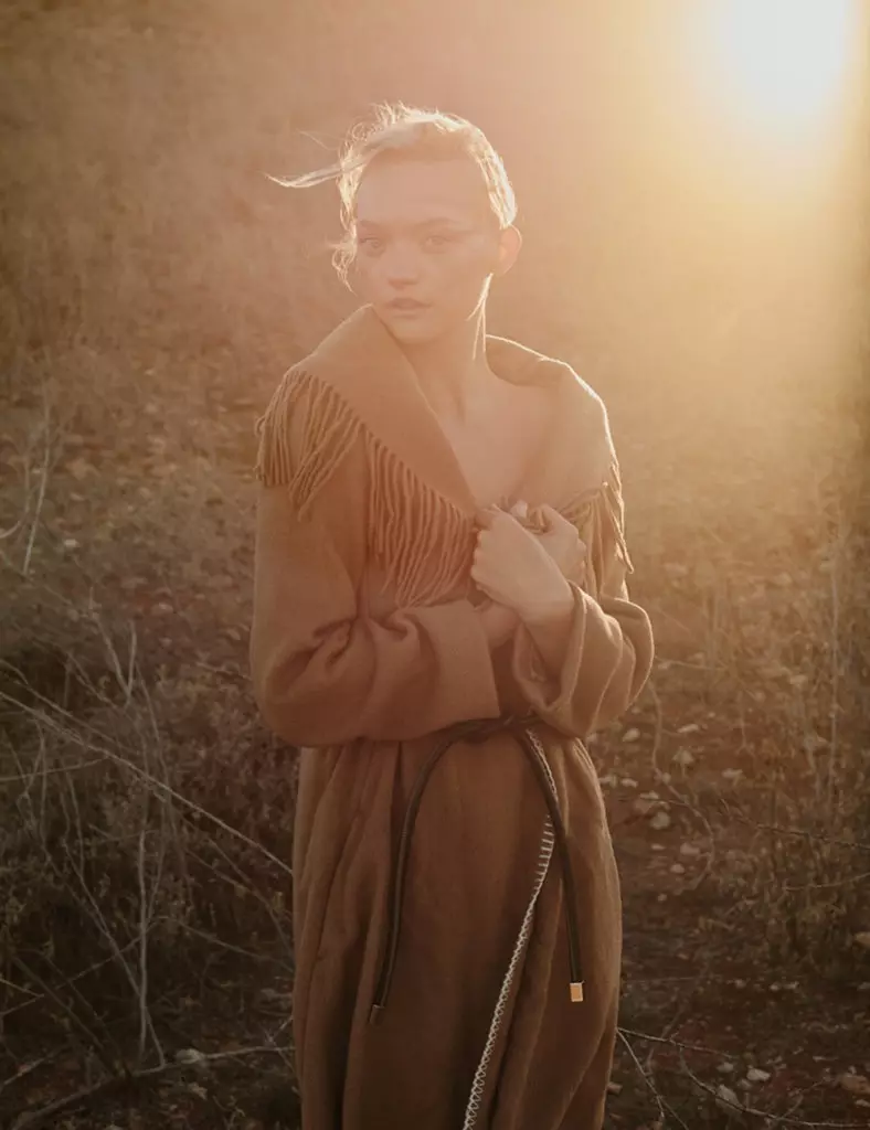 Gemma Ward er en naturlig skjønnhet i Russh Cover Story