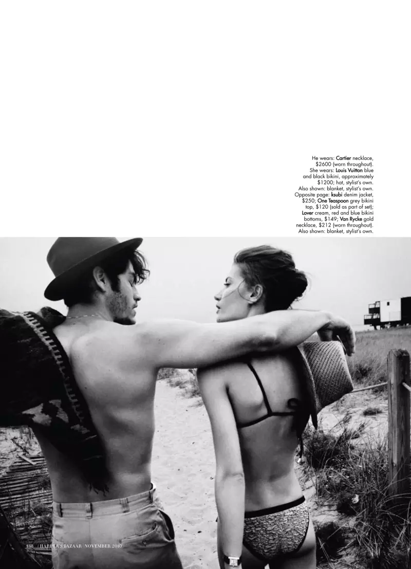 Diana Dondoe oleh Will Davidson di Swept Away | Harper's Bazaar Australia November 2010