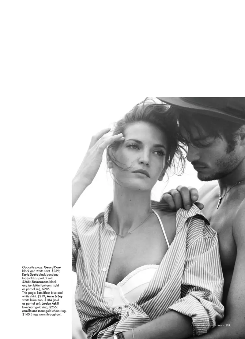 Diana Dondoe por Will Davidson em Swept Away | Harper's Bazaar Austrália novembro de 2010