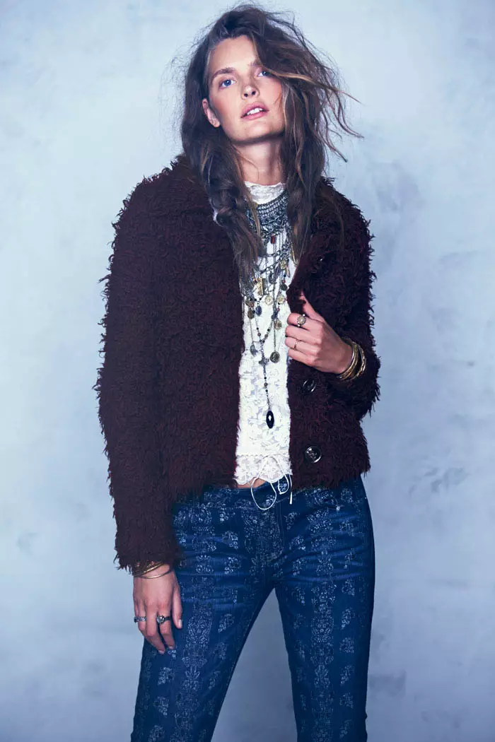 Gertrud Hegelund Models Folk Style for Free People's September Lookbook