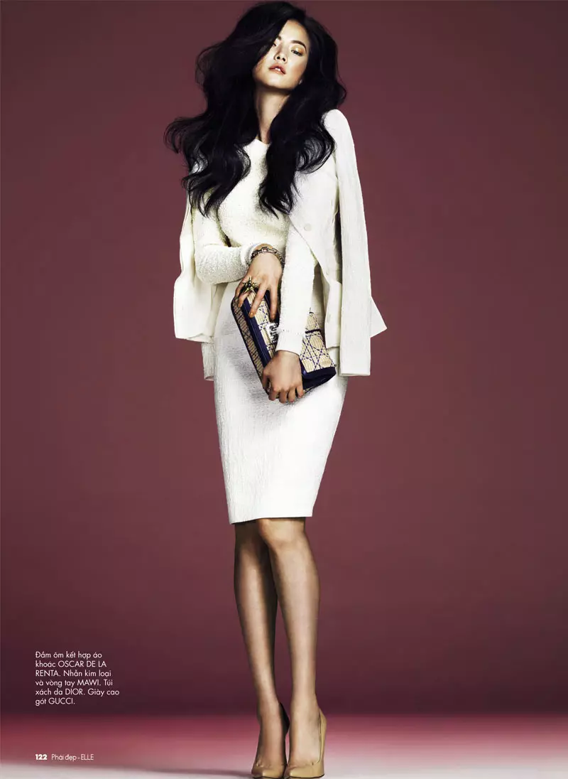 Jay Shin oleh Andrew Yee untuk Elle Vietnam Februari 2012