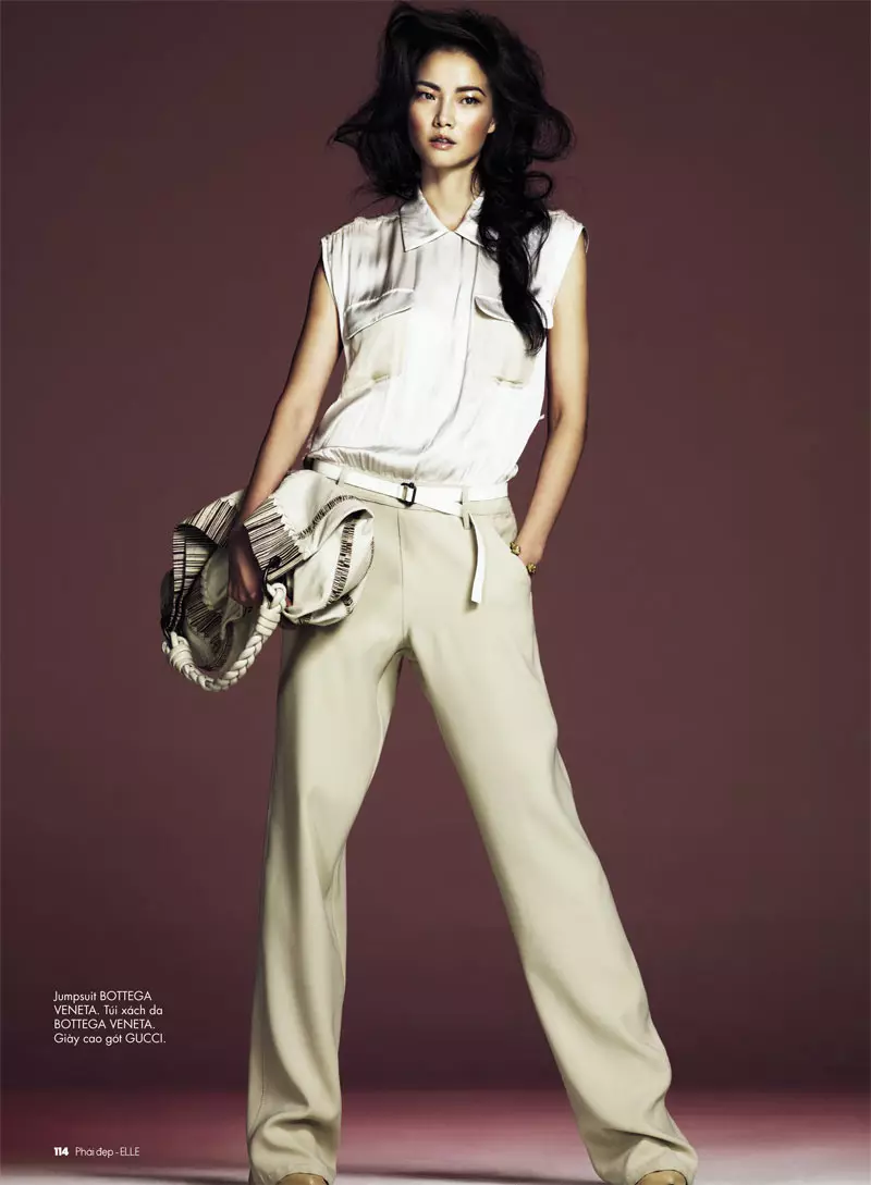 Jay Shin por Andrew Yee para Elle Vietnam febrero de 2012