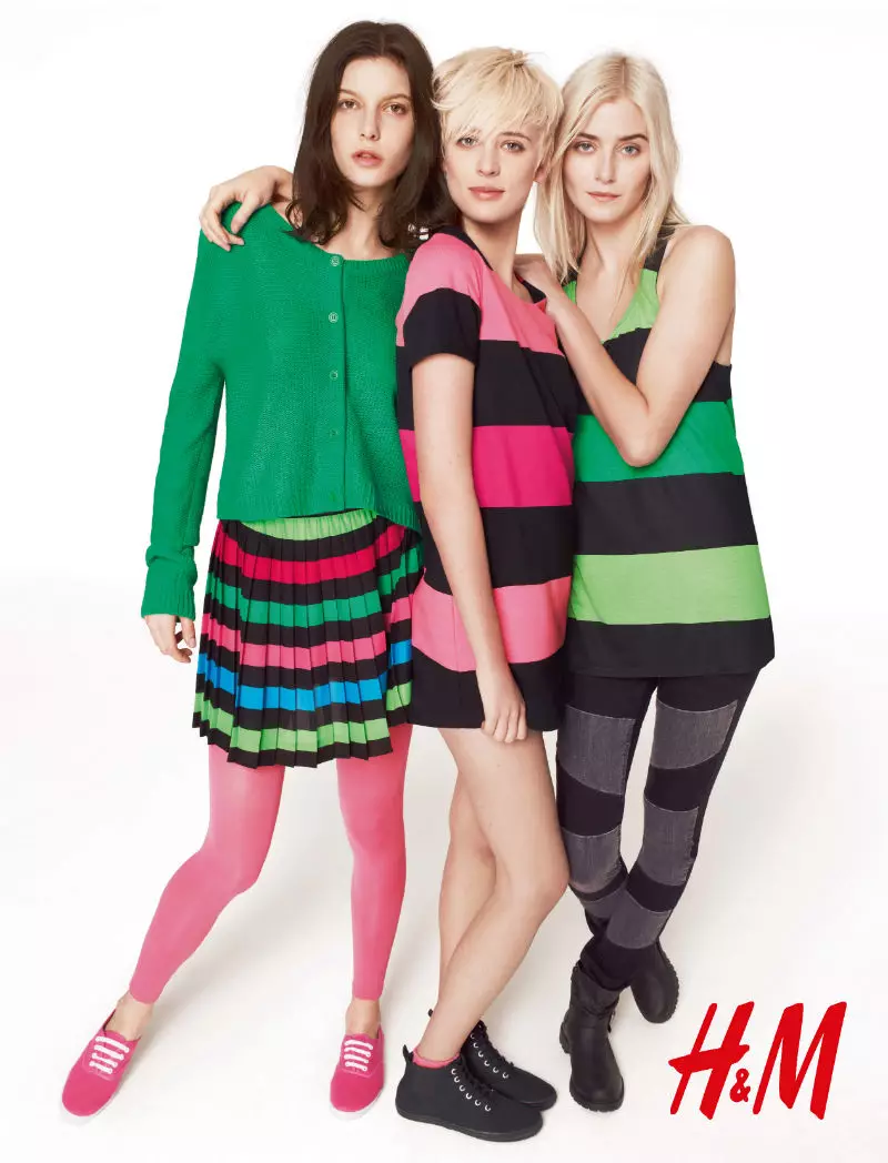 H&M Divided 2011 秋季廣告大片 |理查德·布什的 Tati Cotliar、Milou Van Groesen 和 Kori Richardson