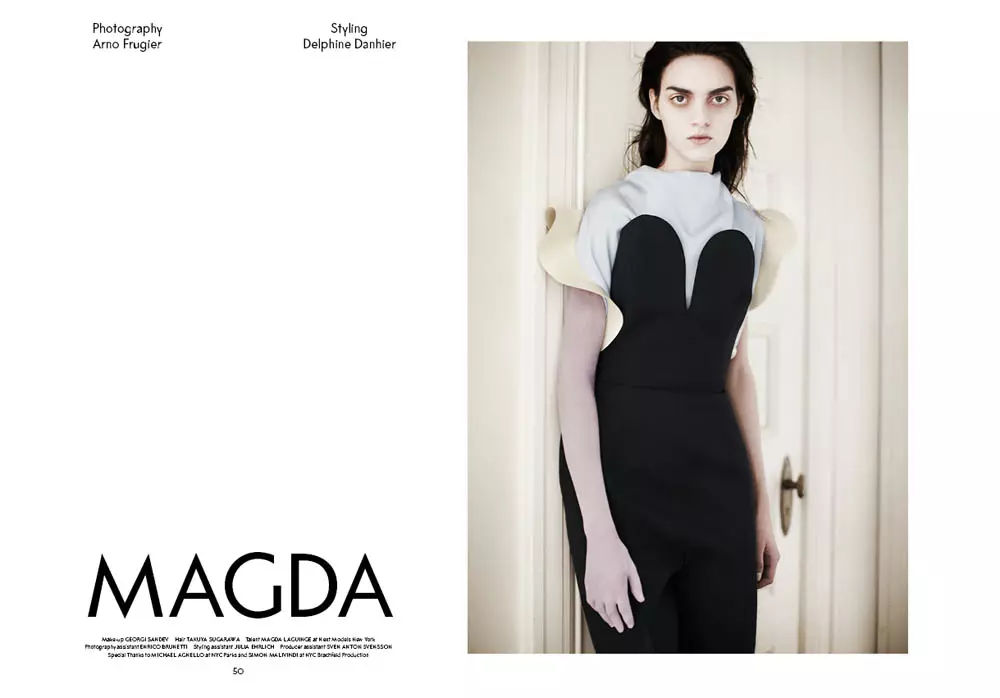 Magda Laguinge betsjoent yn SSAW Magazine's Spring 2013 Cover Shoot