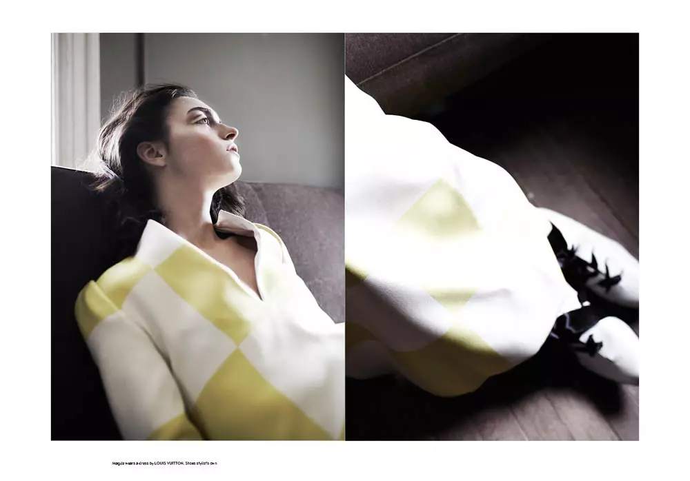 Magda Laguinge Enchants Sa Spring 2013 Cover Shoot ng SSAW Magazine