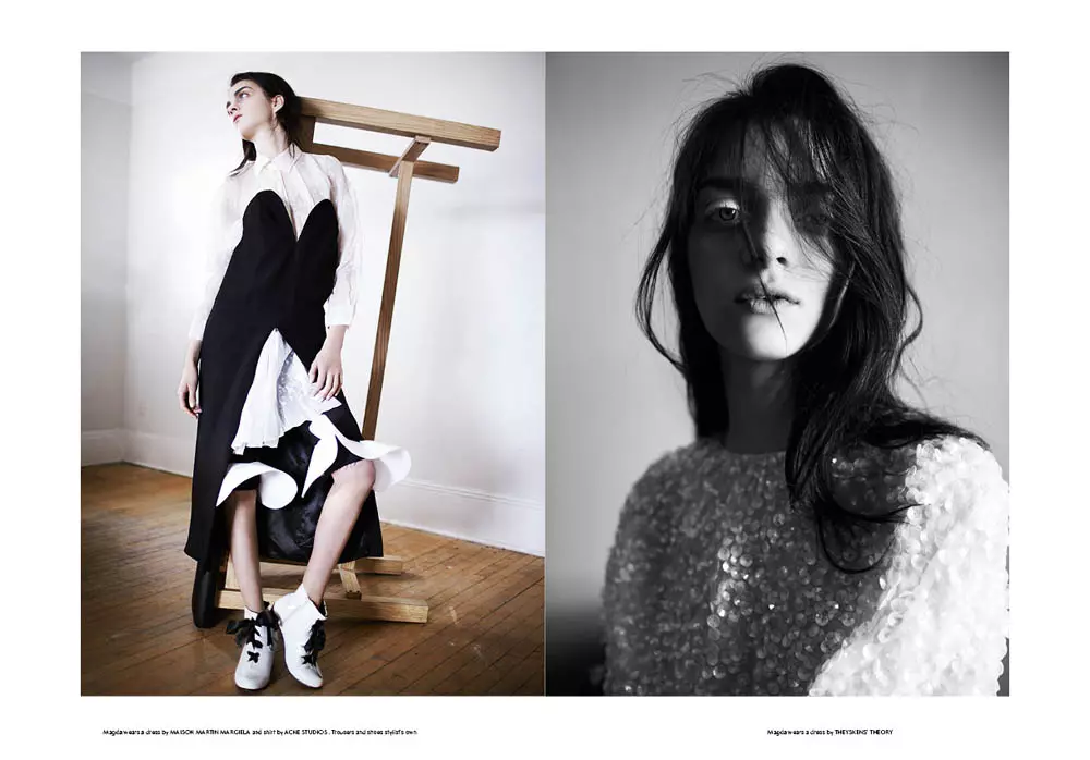 Magda Laguinge Enchants Dina SSAW Magazine urang Spring 2013 Cover Shoot