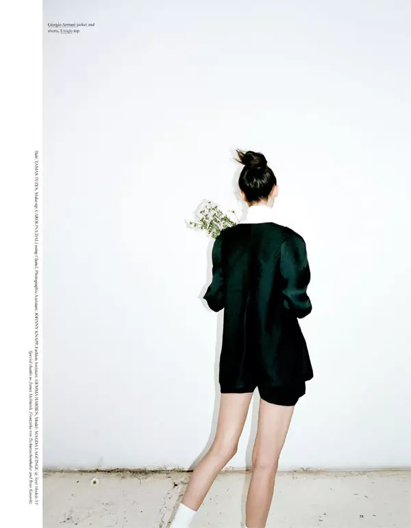 Magda Laguinge dans la couverture d'Oyster #102