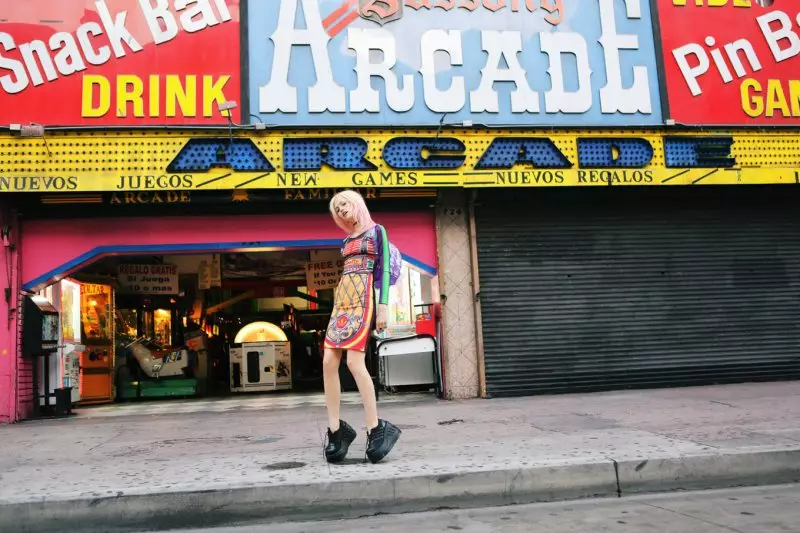 Charlotte Free Sports Vibrant Summer Looks for Elle Girl Japan by Jason Lee Parry