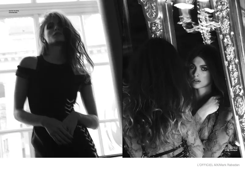 Elisa Sednaoui dra verleidelike voorkoms vir L'Officiel Mexico Shoot