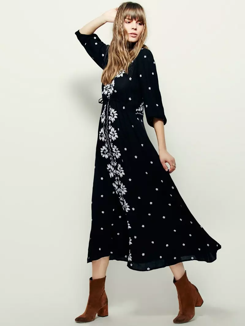 Free People Embroidered Fable Dress 168$