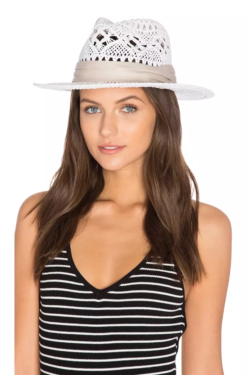 L*SPACE Jet Setter Hat mu White $64