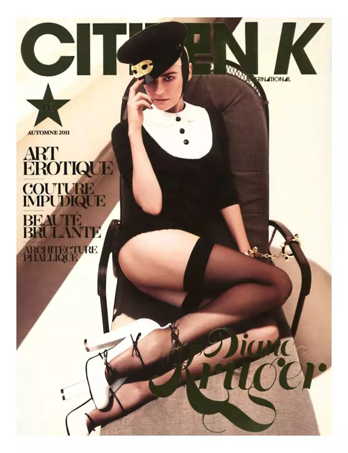 Diane Kruger oleh Gregory Derkenne untuk Citizen K Fall 2011