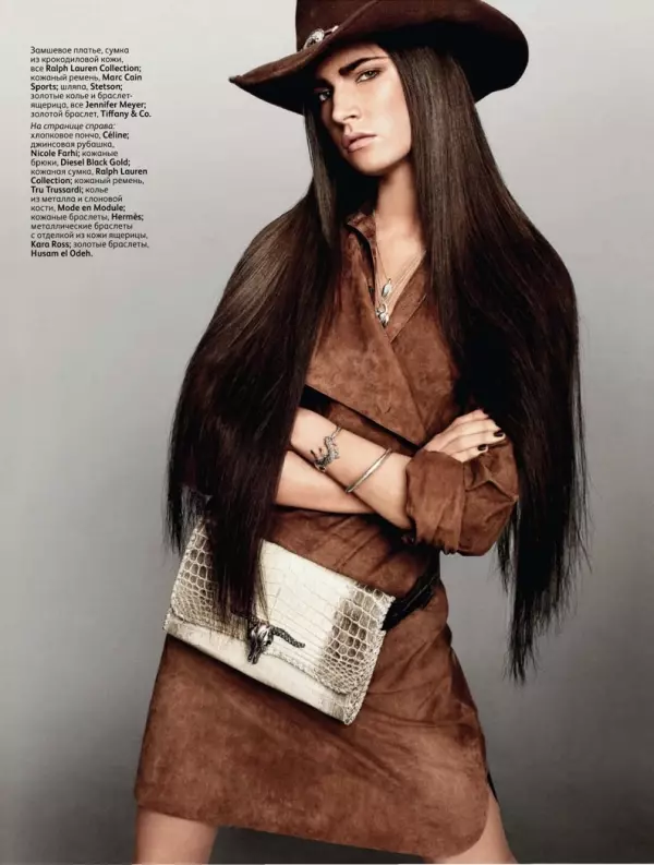 Jacquelyn Jablonski ჯეისონ კიბლერის მიერ Vogue Russia-სთვის 2011 წლის მარტი