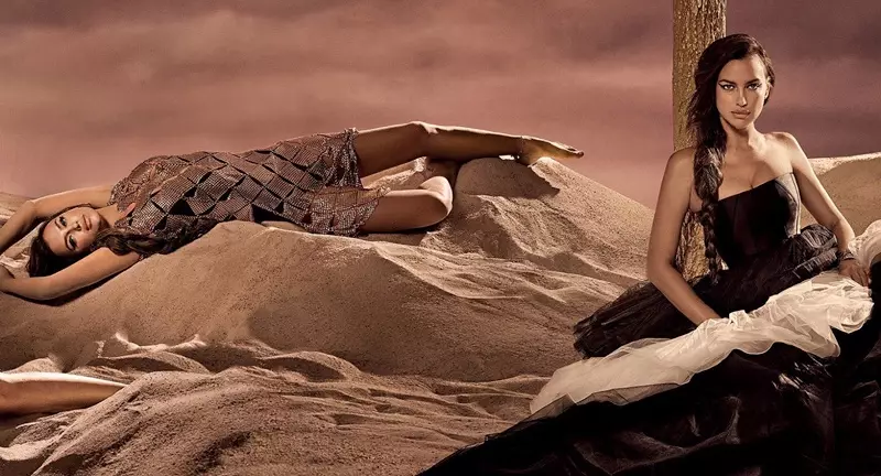 Irina Shayk bụ eze nwanyị nke Desert na Vogue Mexico