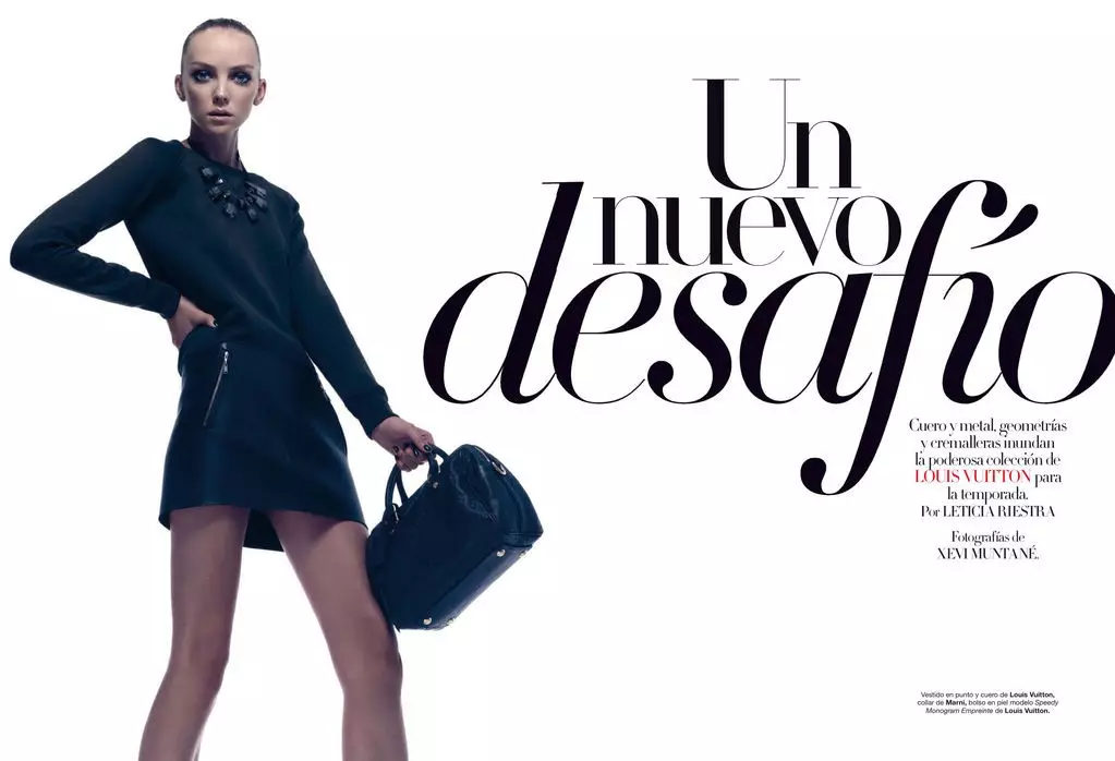 Naging Chic si Heather Marks para sa Harper's Bazaar Spain Disyembre 2012 Cover Story