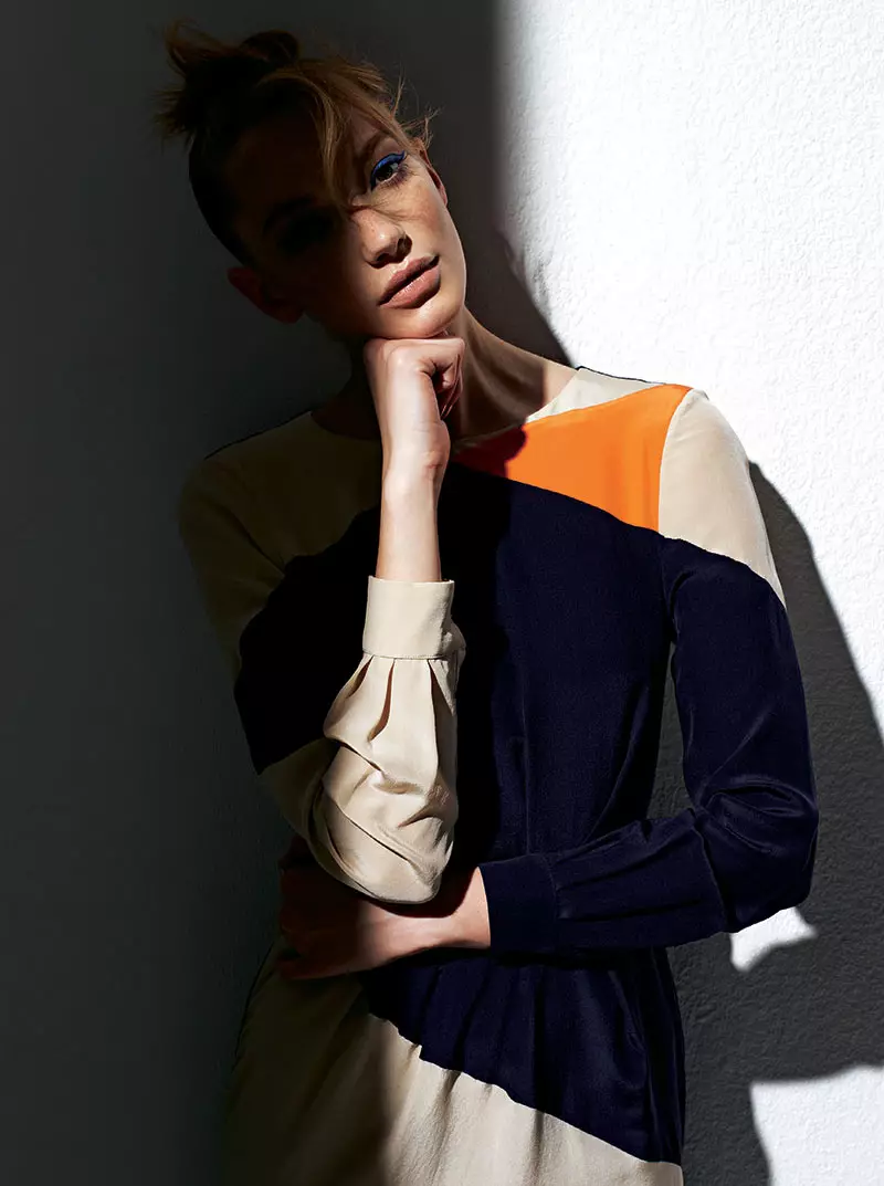 Milagros Schmoll Sports Color Blocking mo Stella Magazine saunia e James Mountford