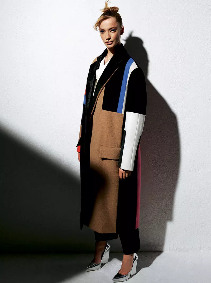 Milagros Schmoll Sports Color Blocking para a revista Stella de James Mountford