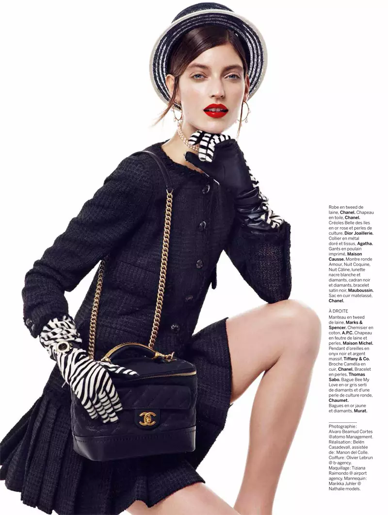 Marikka Juhler dia Chanel Chic ho an'i Alvaro Beamud Cortes ao amin'ny Stylist #27