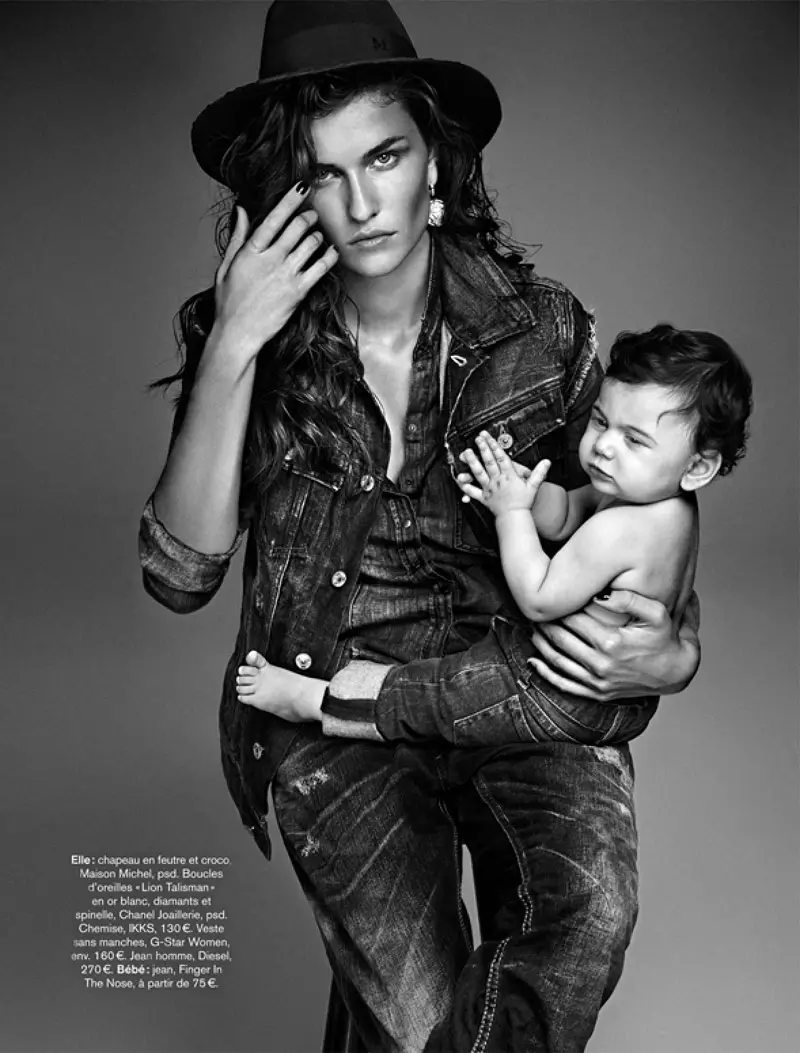 May Baby Blues si Marjolaine Rocher para sa Glamour France ni Alvaro Beamud Cortes