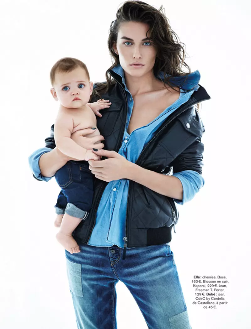 Marjolaine Rocher Has Baby Blues for Glamour France av Alvaro Beamud Cortes