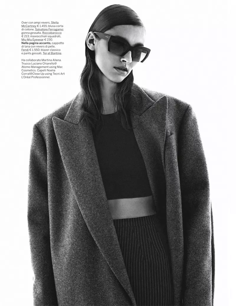 Vika Volkute Sports Mannish Style for Gioia by Alvaro Beamud Cortes