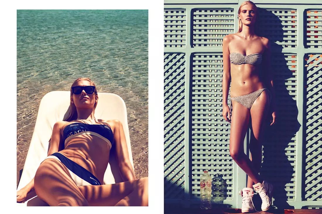 Yulia Terentieva Hits the Beach kanggo Gioia Magazine dening Alvaro Beamud Cortes