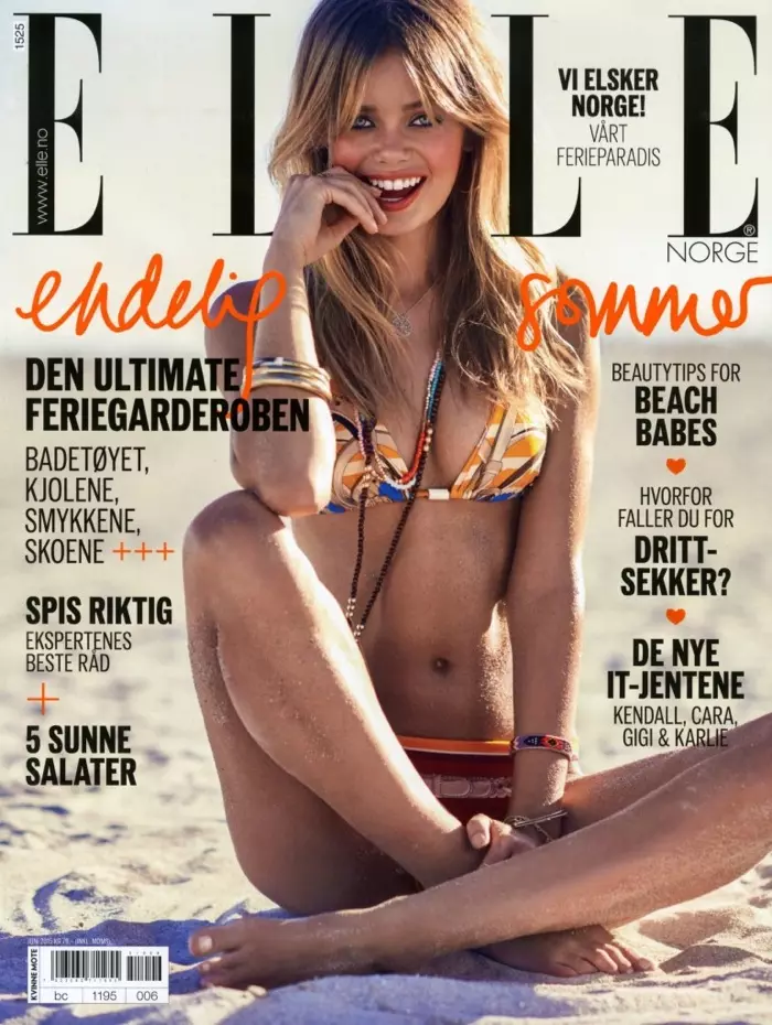 Frida Aasen Mibanda Usum Panas Bohemian dina Cover Story of ELLE Norwégia