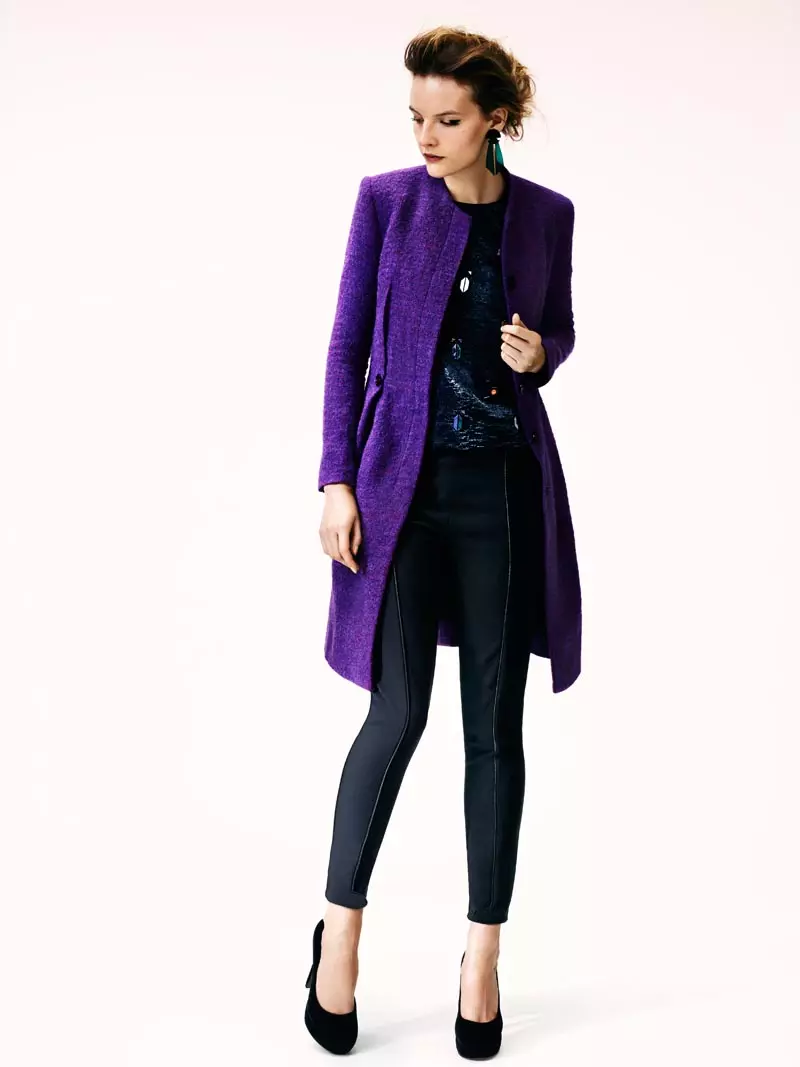 Sara Blomqvist Models H&M's Winter 2012 Collection