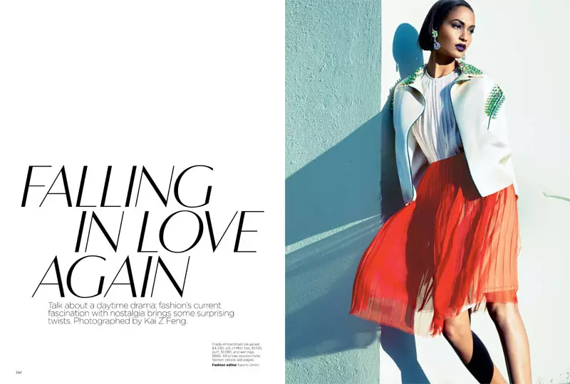 Joan Smalls በ Kai Z Feng ለVogue Australia ሜይ 2012