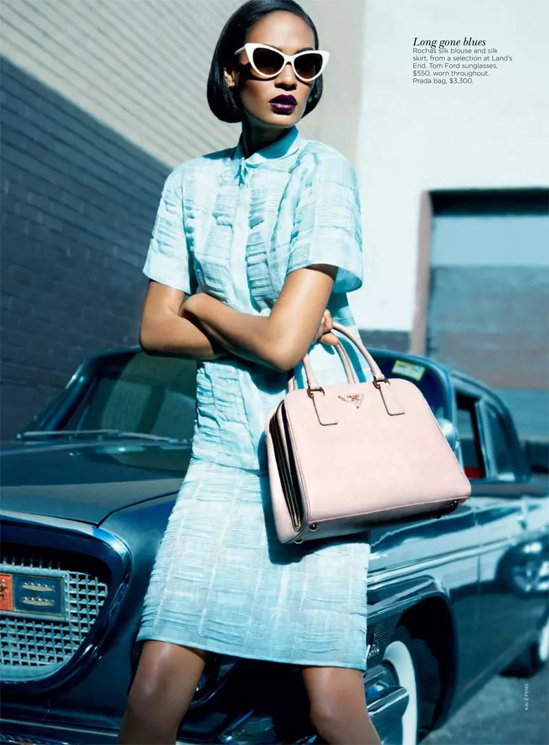 Joan Smalls waxaa qoray Kai Z Feng ee Vogue Australia Maajo 2012