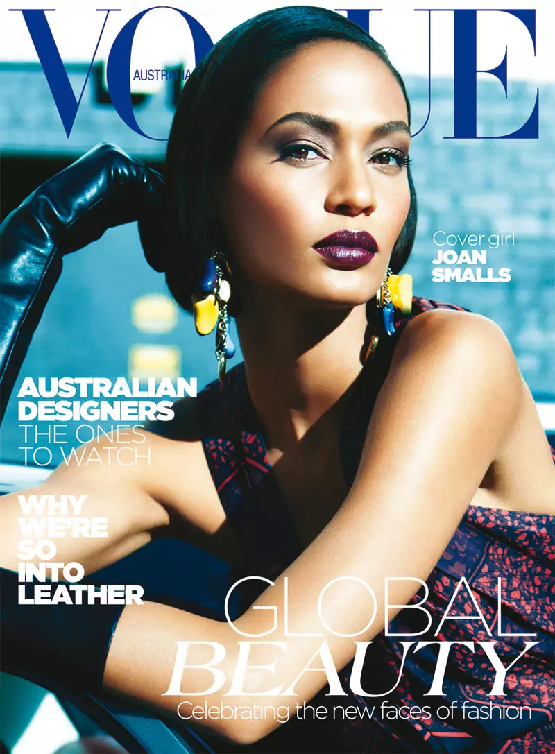 Joan Smalls oleh Kai Z Feng untuk Vogue Australia Mei 2012