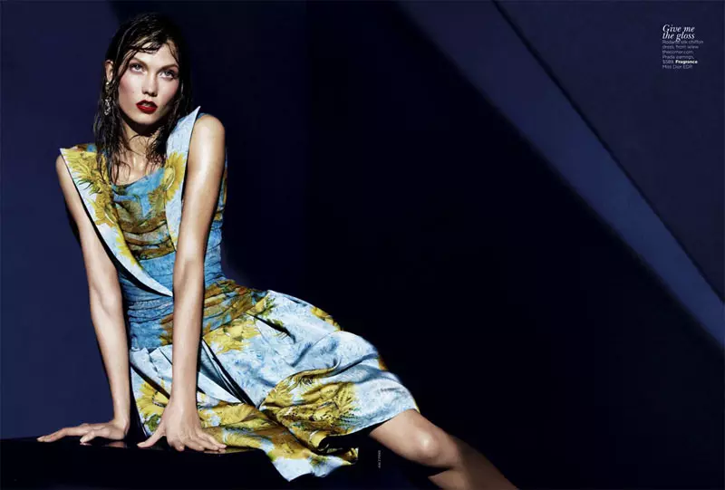 Karlie Kloss waxaa qoray Kai Z Feng ee Vogue Australia Maarso 2012