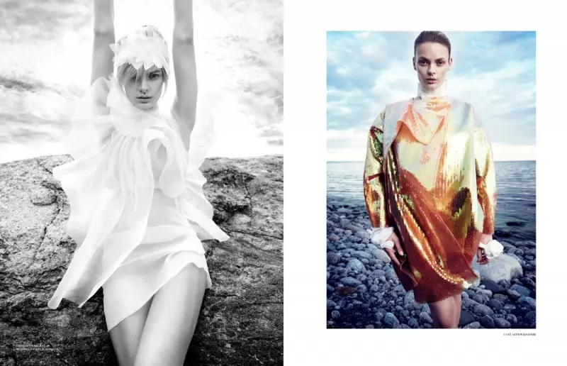 Stef van der Laan Gets Ethereal for Scandinavia S/S/A/W av Benjamin Vnuk