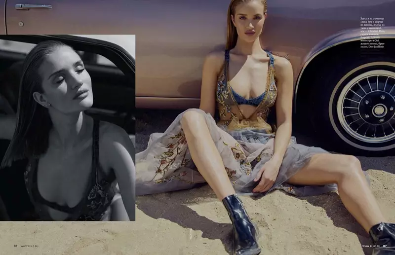 Rosie Huntington-Whiteley kreće na put za ELLE Russia