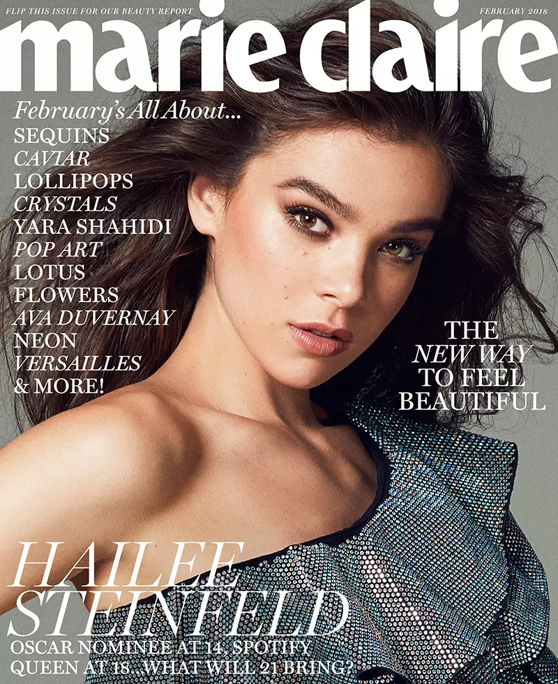 Hailee Steinfeld na naslovnici Marie Claire v ZDA, februar 2018