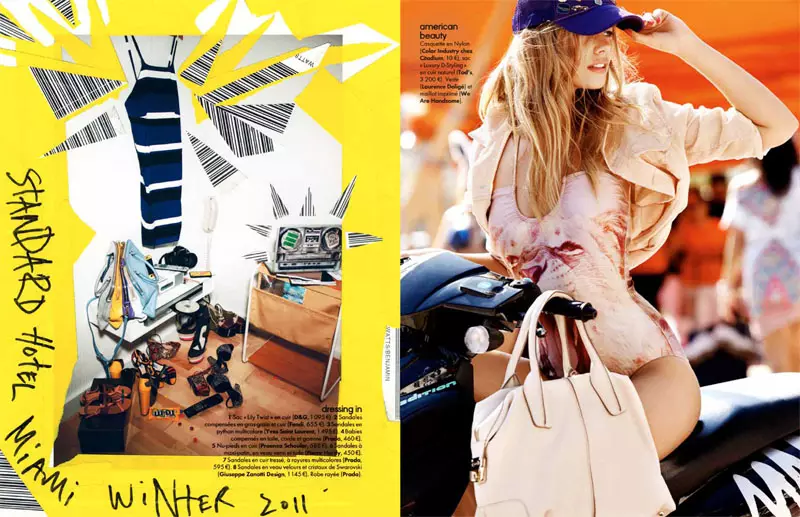 Marloes Horst para Elle France de Ben Watts