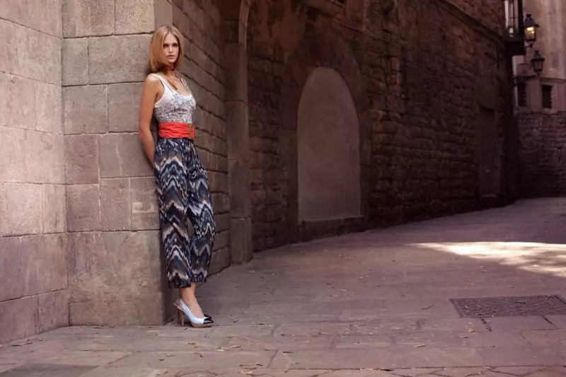 Erin Heatherton eftir Derek Kettela í Lady Barcelona | Elle France maí 2010