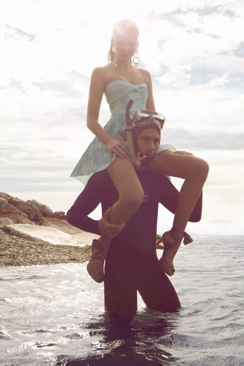 Saks Fifth Avenue Mexico Campaign | Eniko Mihalik saunia e Alexander Neumann