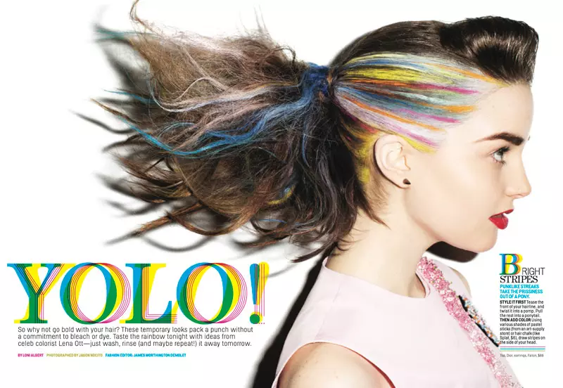 Rambut YOLO: Ali & Victoria ing Daring 'Dos for Cosmopolitan