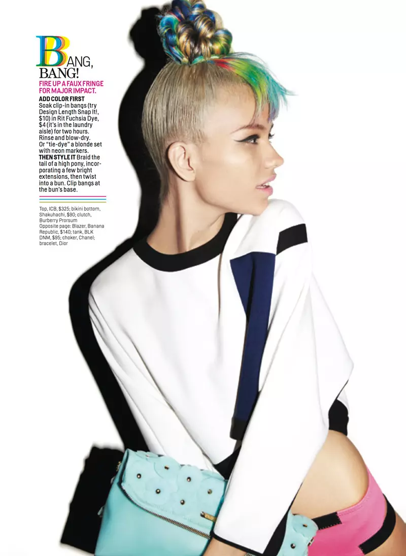 YOLO Hair: Ali & Victoria katika Daring 'Dos for Cosmopolitan