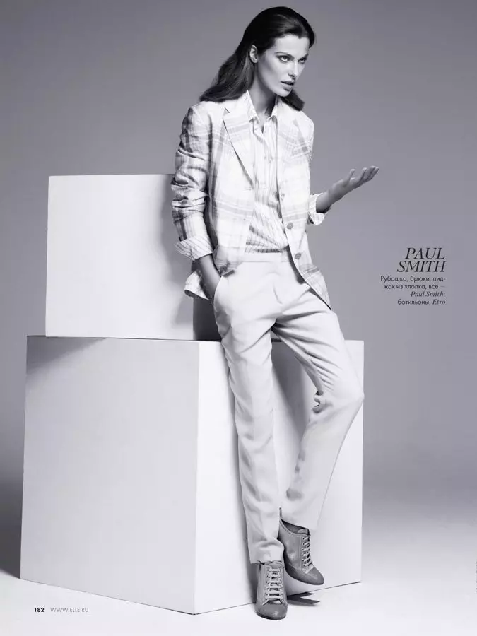 Aurelie Claudel di Asa Tallgard per Elle Russia febbraio 2012