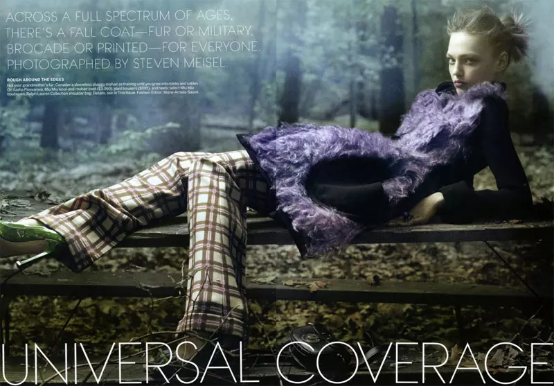 Sasha Pivovarova, Caroline Trentini & Christina Kruse i Universal Coverage af Steven Meisel | Vogue USA august 2010