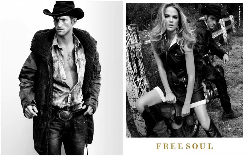 Shannan Click para sa Freesoul Fall 2011 Campaign ni Yu Tsai