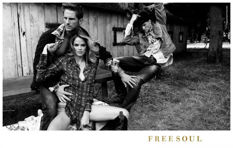 Shannan Click for Freesoul Fall 2011 Campaign od Yu Tsai