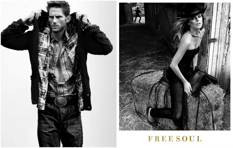 Shannan Click for Freesoul Fall 2011 Campaign od Yu Tsai